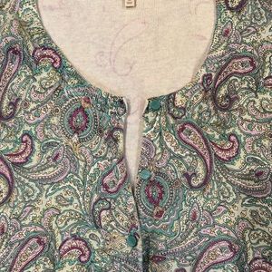 Talbots paisley cardigan sweater plus size 3x